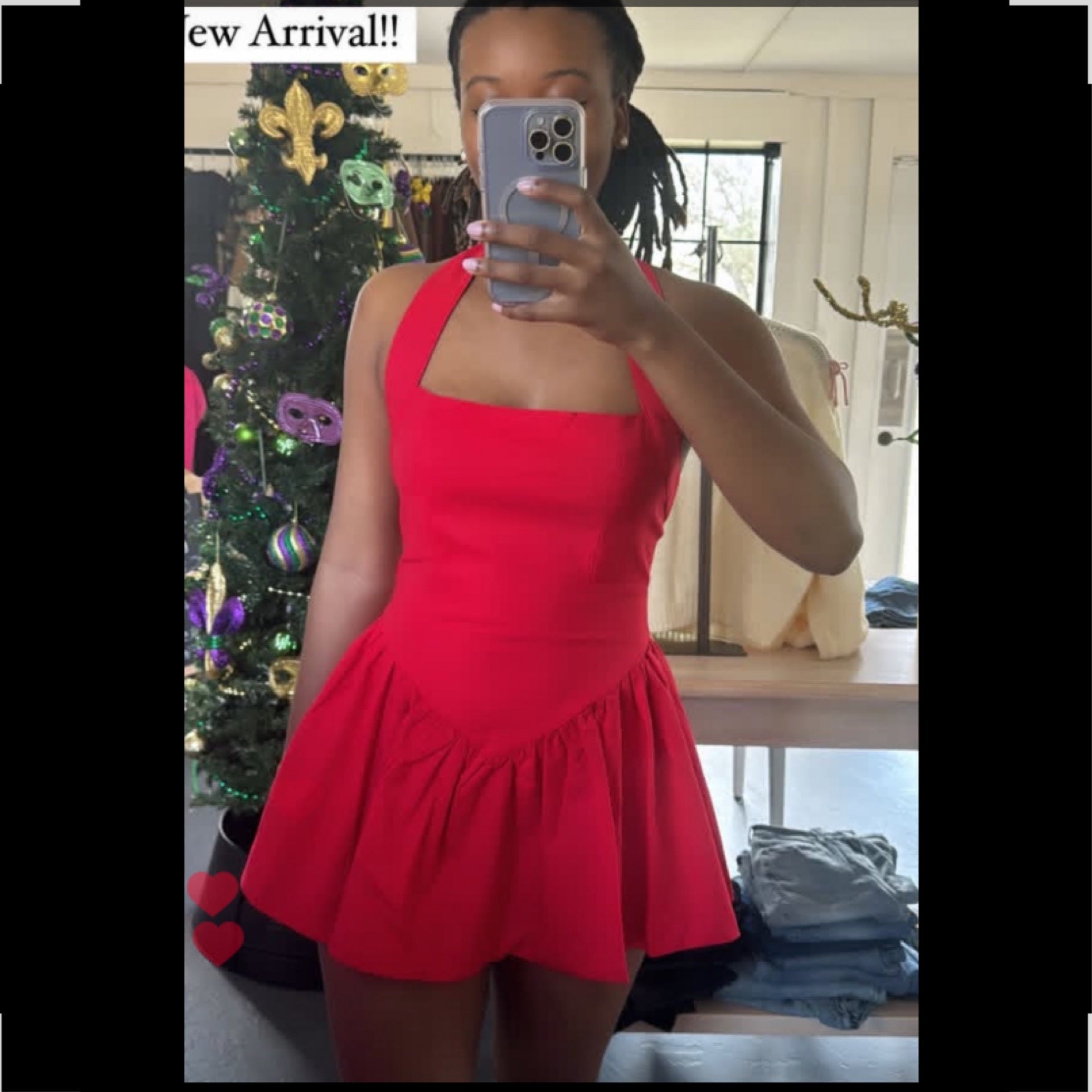 slim fit dress slacks Miss Circle Women Peyton Ruby Plunging Halter Keyhole Mini Dress